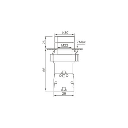 2 Position Illuminated Selector Switch – Stay Put design