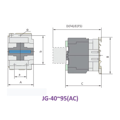 DC Voltage Contactor - JG-40-96(AC)