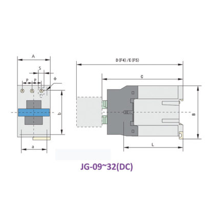 Jigo - DC Voltage contactor -JG-09-32(DC)